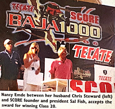 Nancy Emde Baja 1000